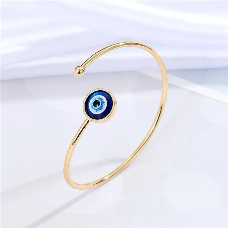 Nazura Eye Open Cuff Bracelet