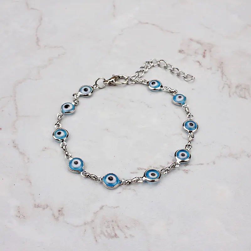 Nazura Eye Linked Charm Bracelet
