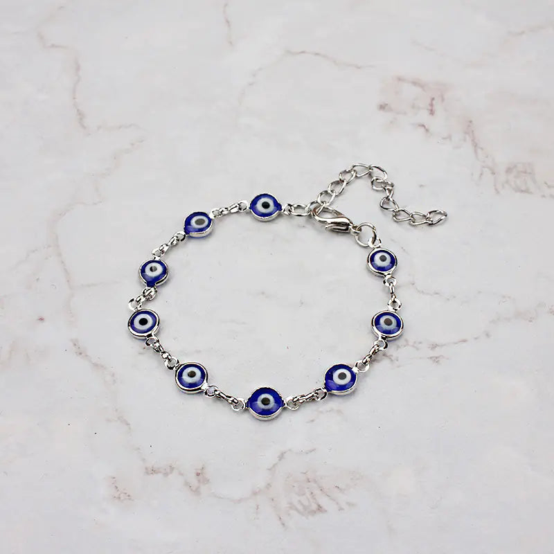 Nazura Eye Linked Charm Bracelet
